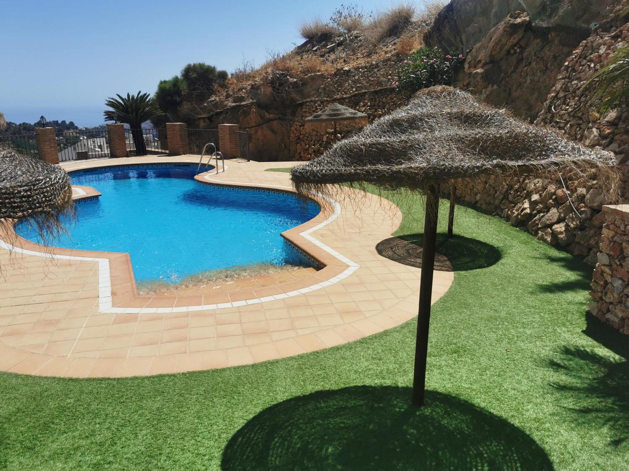 Apartamento Maria Platero Centrico Y Con Las Mejores Vistas Del Casco Antiguo La Montana Y El Mar Mediterraneo Frigiliana Luaran gambar